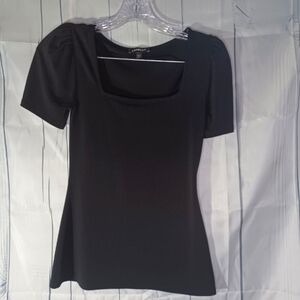 Express Square neck black shirt